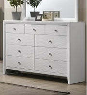 Crown Mark Furniture Evan Dresser in White image