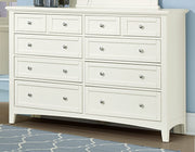 Vaughan-Basset Bonanza 8-Drawer Triple Dresser in White image
