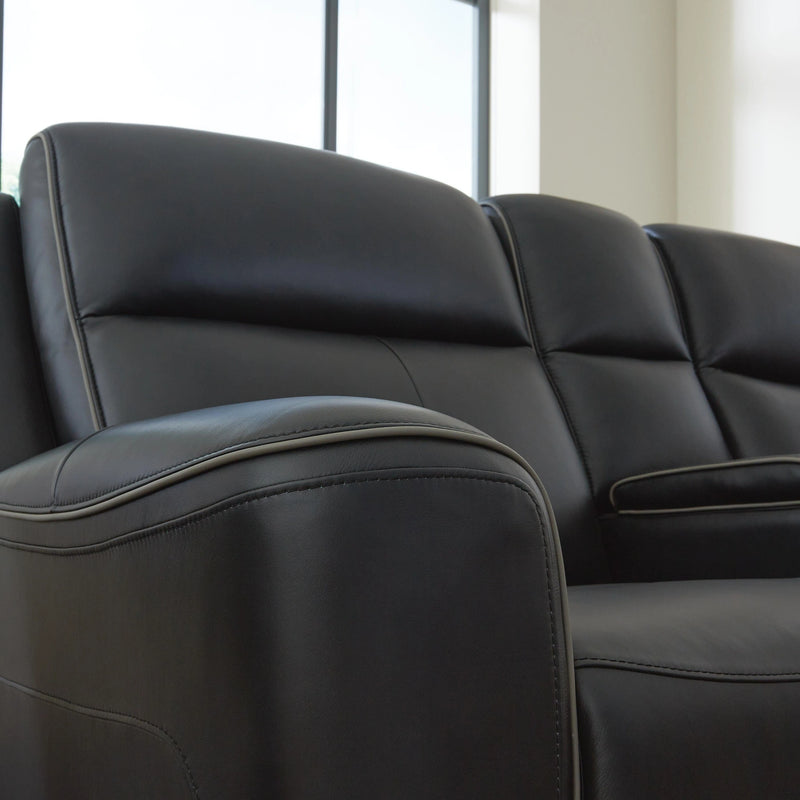 5Z-Comfort Power Reclining Loveseat with Console