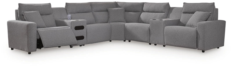 Modmax II Power Reclining Sectional with Audio Consoles