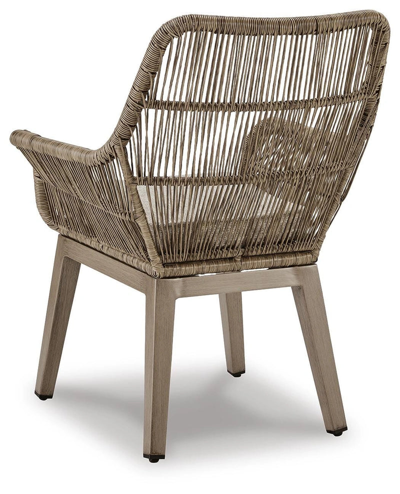 Beach Front Arm Chair with Cushion (Set of 2)