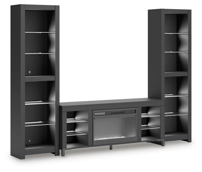 Cayberry Entertainment Center with Electric Fireplace