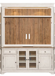 Liberty Morgan Creek 68" Entertainment TV Stand with Hutch in Antique White image