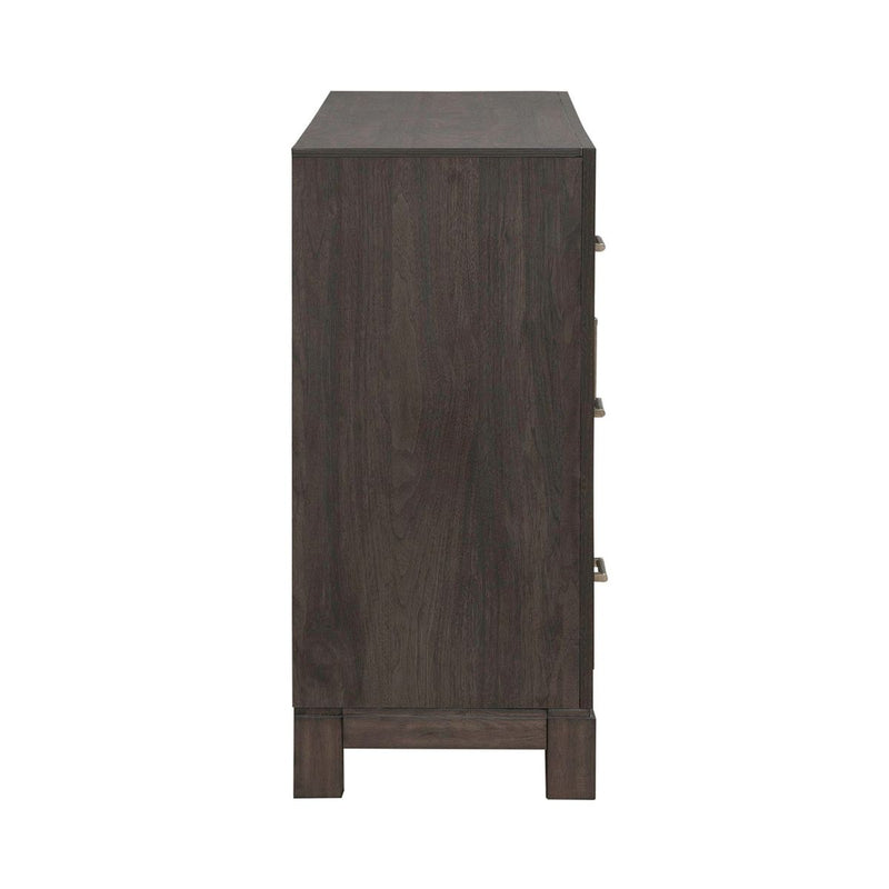 Liberty Furniture Modern Edge 2 Door 6 Drawer Dresser in Caffe