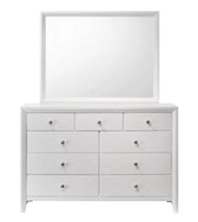 Crown Mark Furniture Evan Mirror in White image