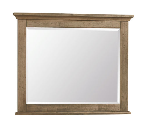 Vaughan Bassett Carlisle Landscape Mirror in Warm Natural image