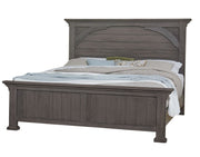 Vaughan Bassett Vista King Mansion Bed in Grey Oak image