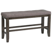 Crown Mark Bardstown Counter Height Bench in Gray image