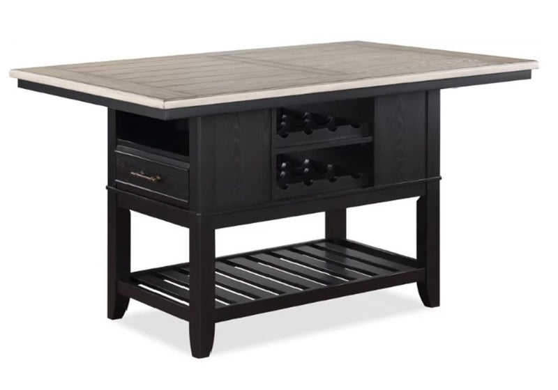 Crown Mark Furniture Frey Counter Height Table in Dark Brown image